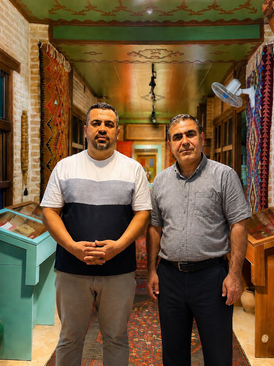 kurdheritageorg's tweet photo. بە خۆشحاڵی  ئەمڕ�� لە مۆزەخانەی کەلەپووری کورد پێشوازی لە برای بەرێزم، کاک هونەر جەمال، کردم.

لە سەردانی بەرێزیاندا، بەشی جۆراوجۆرەكانی مۆزەخانە کەیان بەسەركردەوە  و گفتوگۆمان کرد لەسەر گرنگی پاراستن، تۆمارکردن و بڵاوکردنەوەی مێژوو و کەلەپووری کورد. https://t.co/dzxj7gaW0W