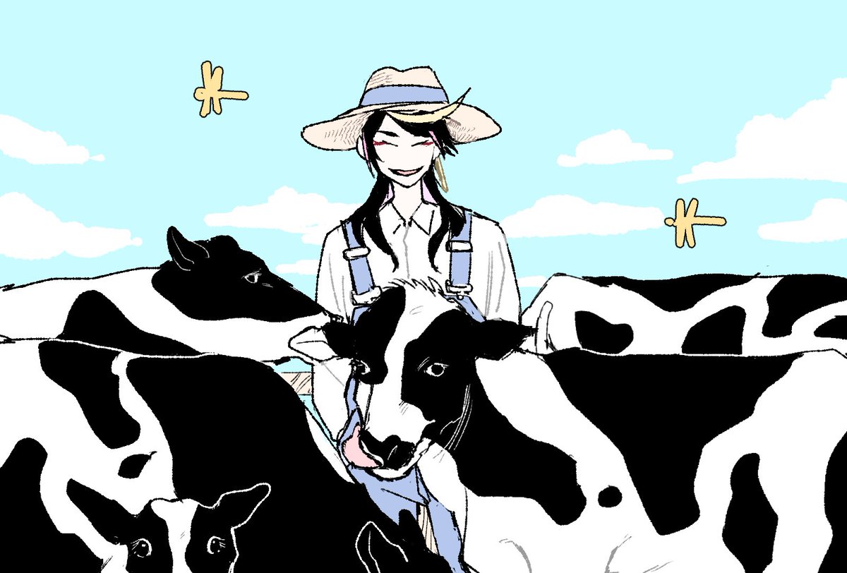 sunsunsun_yeah's tweet photo. farmer #YaminoArt https://t.co/3HH24zorL7