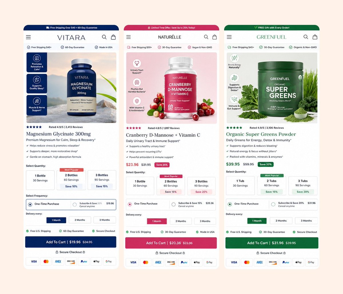 danelvis354's tweet photo. Confused customers don't convert.

A great product page answers the right questions in the right order.

Instead of making people search for information, it guides them naturally toward a purchase.

These mobile concepts are built around that principle.
#ecommerce https://t.co/afe20zICAV