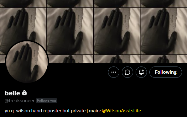 WilsonAssIsLife's tweet photo. .. 🧍 https://t.co/kXuXD7Zm1V