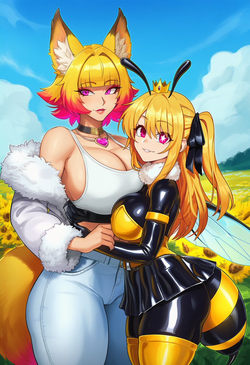 no_ability_SS's tweet photo. 5/10

Yumeko and her lovely daughter @BeeQueenMelissa. Yes... Yes, go call her a milf now that you know this. 

I am struggling so hard with 2 characters but i will get it right some day.

Thanks for the request. 🙏 https://t.co/KrvIlAA79E