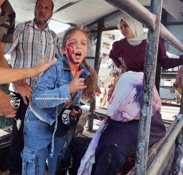 wissamshabat's tweet photo. « No, Mom, no! » children scream in terror as their mothers come under direct attack. Time and again, the Israeli occupation targets women and children, leaving behind heartbreaking stories of unimaginable loss. https://t.co/1AxLLxVb2v