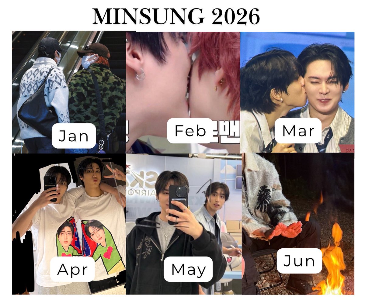bbamasung's tweet photo. Minsung in 2026 so far ( Jan - Jun)

June in theme “private but not secret” https://t.co/pZrTxSpSwT