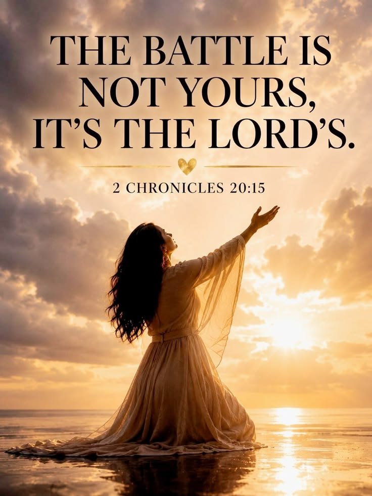 John_Matthew_T's tweet photo. 2 Chronicles 20:15

The battle belongs to the Lord https://t.co/9B5vl86s6I