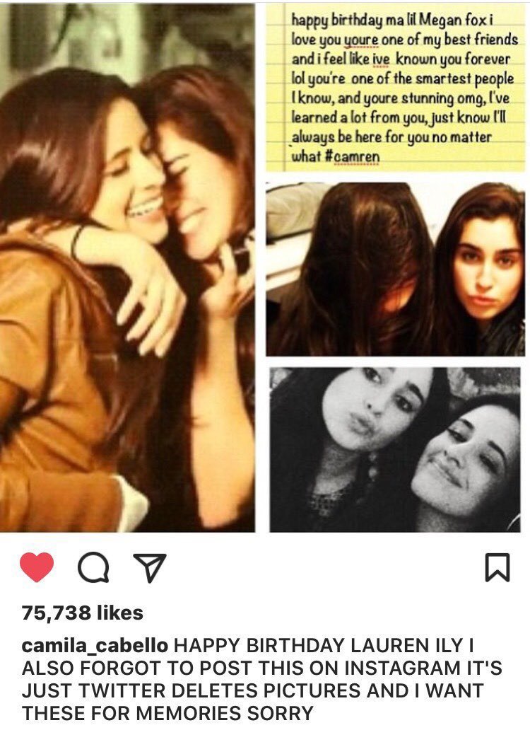 malikjaguarx's tweet photo. saudades da época que camila fazia esses textos de parabéns pra lauren 🥹😭😭😭 https://t.co/Lqsj2y3emC