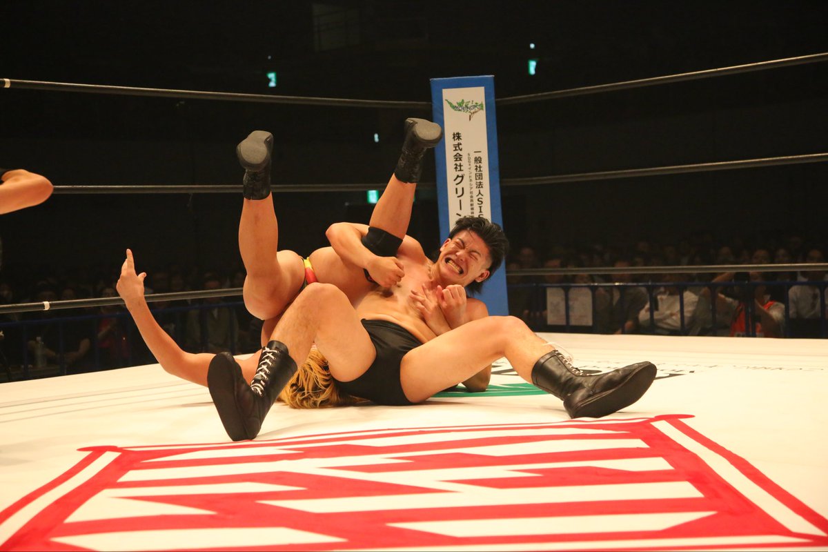 kyushupro_new's tweet photo. 【試合結果】
2026.6.27（土）九州超元気祭〜九州プロレス設立18周年記念大会〜supported by 第一交通産業グループ @福岡国際センター大会
［観衆：2,644名］

〈シングルマッチ〉
◯梅紅陽
（7分39秒 ※キドクラッチ）
小河彪●

#九州プロレス #qpro
#九州超元気祭 #18周年記念大会 https://t.co/oQ30U5FGBf