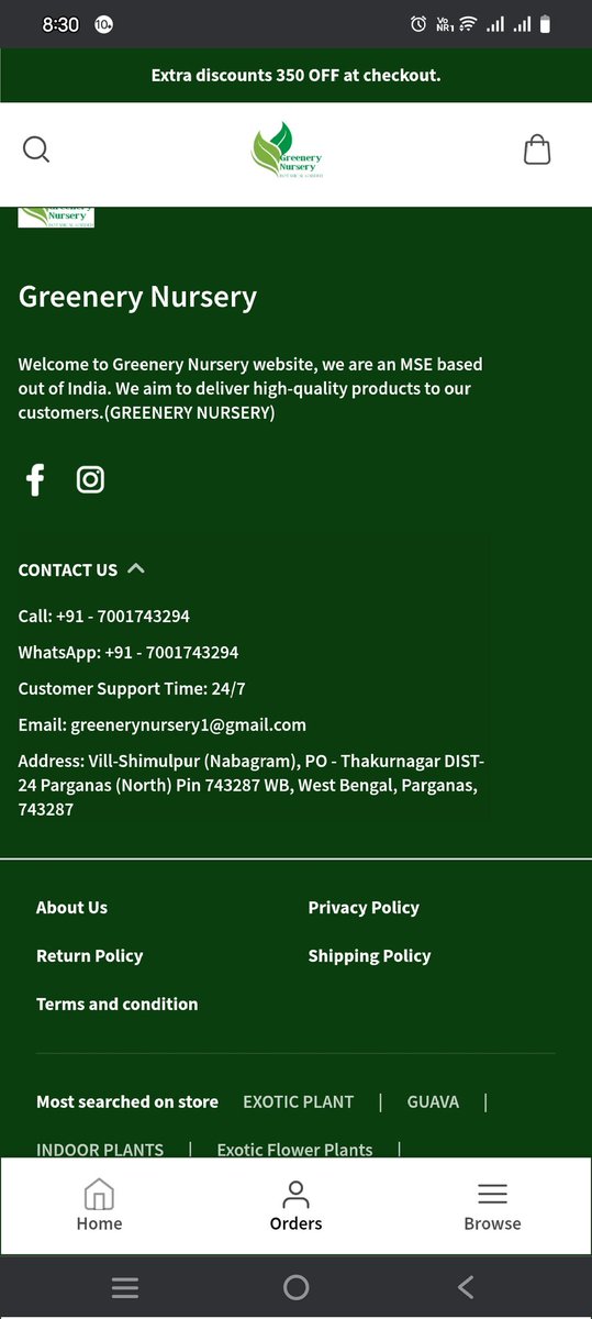 ds_22131's tweet photo. @consumerforum_  hello maine https://t.co/Y4NGX1wQkQ  iss site se plant magaya tha but poor plant bheja aur customer care koi respond nahi karta plz take some action https://t.co/o02qqUm8e0