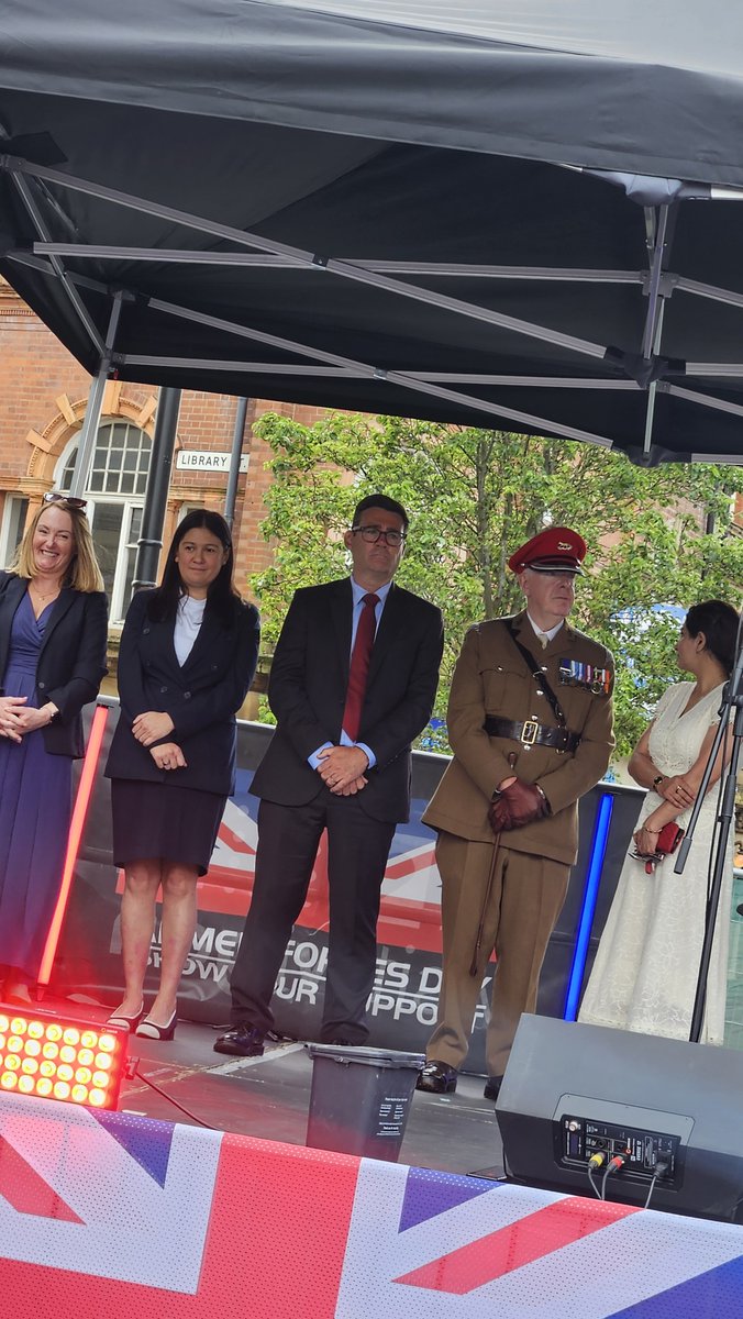 Claire_journo's tweet photo. Andy Burnham, new Labour MP for Makerfield, and potential new Prime Minister, in #Wigan for #ArmedForcesDay. https://t.co/dDrFqlLVHO