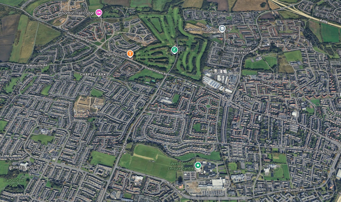 mickywrx's tweet photo. @J_G_1988 @NE5westend That's about the best I can do from Google maps.  Difficult to get the scale right. https://t.co/tVXfyaL8wA