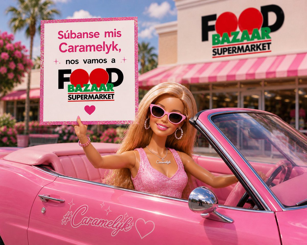 jocelyndeochoa's tweet photo. ¡Súbanse, mis Caramelyk!😍
Demos una vuelta por el Food Bazaar más cercano. 
Tómense su foto con los displays de mi apá, etiqueten sus fotos y... quién quita, hasta se lo encuentren mientras hacen sus compras😉 el dia de hoy!
🛒
#CarameloEnFoodBazaar @MyFoodBazaar #Caramelyk https://t.co/qMVPDOZFlL