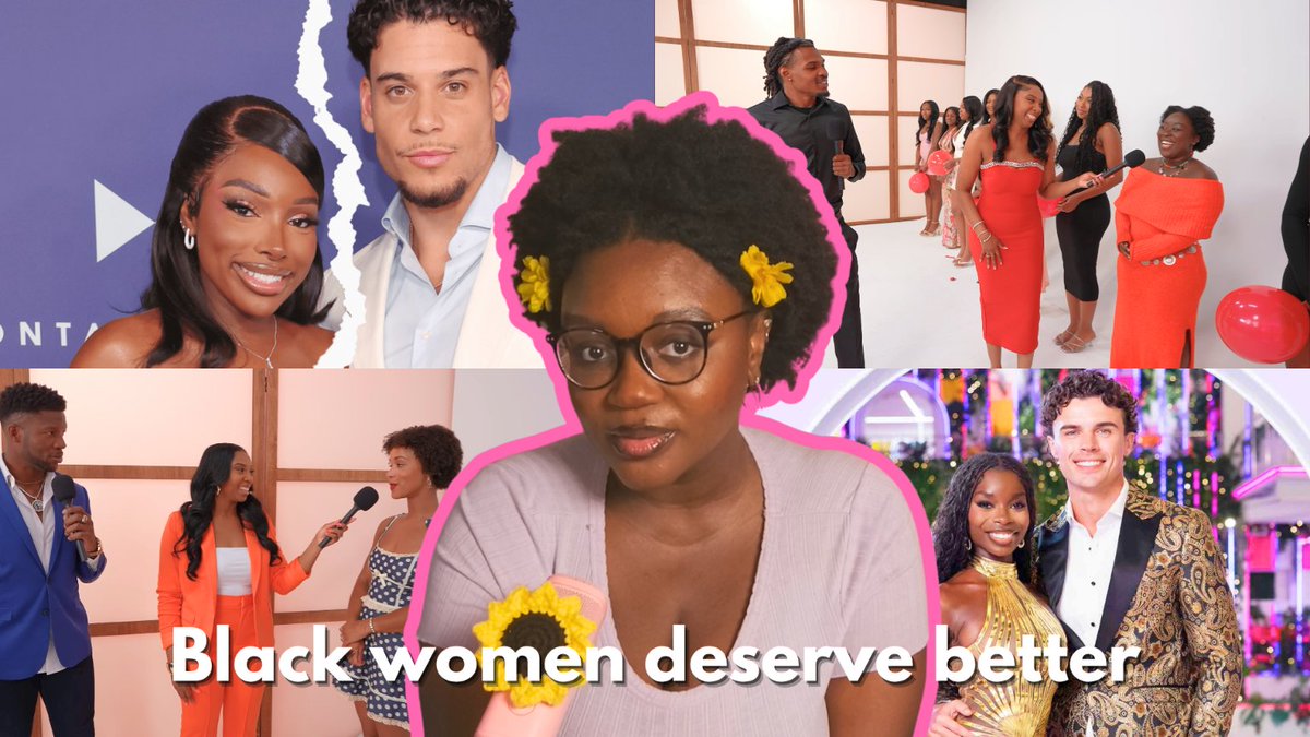 aPinkUmbrella's tweet photo. New Video! ✨

In this video, I talk about how misogynoir impacts Black women's experience on dating shows and on social media platforms like Twitch. (link below) https://t.co/IoRzbtbo3z