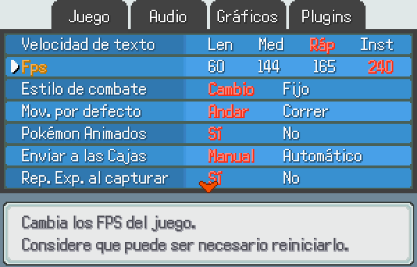 PokemonRadiante's tweet photo. ✨Pokémon Radiante✨
🌙QoL: Mejora de FPS🌙
Ahora podrás disfrutar de una experiencia mucho más fluida sin importar la plataforma ✨✨
📱 En JoiPlay , el juego ahora llega hasta 120 FPS ✨
💻 En PC, llega hasta 240 FPS ✨

¡Se agradece un Like♥y RT📷para apoyar este proyecto! https://t.co/9zV6VpPozx