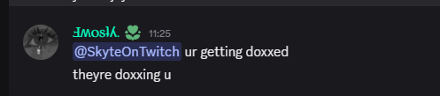 rifle4PF's tweet photo. @SkyteOnTwitch then this guys new biased dicksucker is lying saying WE are doxxing this guy but i was leaked LOIL https://t.co/dNLg3YAbFV