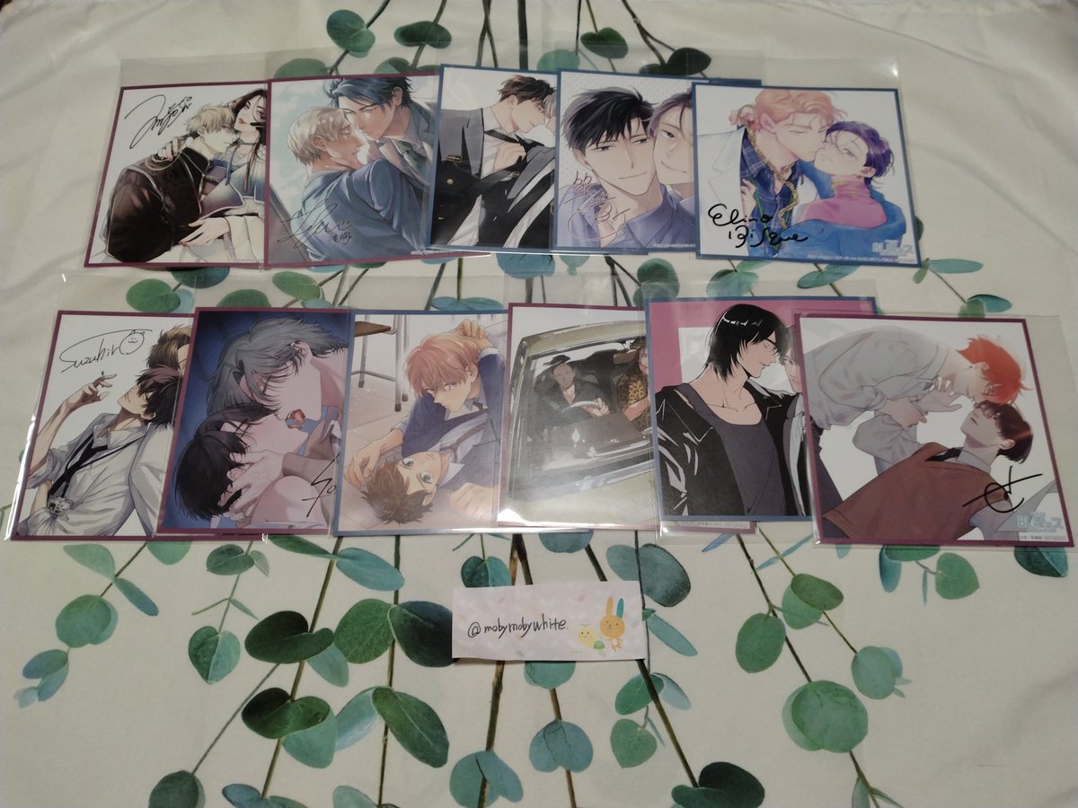 mobymobywhite's tweet photo. 【交換】アニメイト BL 腐ェス 2026 クリアカード 色紙

譲:画像のもの
求:ちず先生orさい先生＞くみ先生or海老之尾先生

最上段の先生はちず先生orさい先生
含むお取り引き希望です
グループ違い可

郵送/池袋お手渡し
お気軽にお声掛け下さい https://t.co/D36qXHYP4d