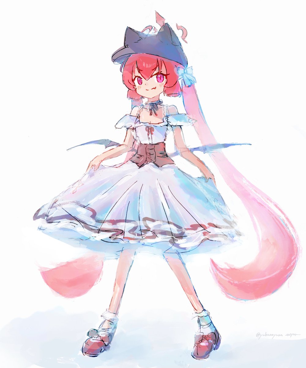 yubanayuna's tweet photo. ゲヘナ外でグルメ巡りをする時変装してるけど逆に目立ってそうな私服ジュンコ… https://t.co/c39GrxbIFt