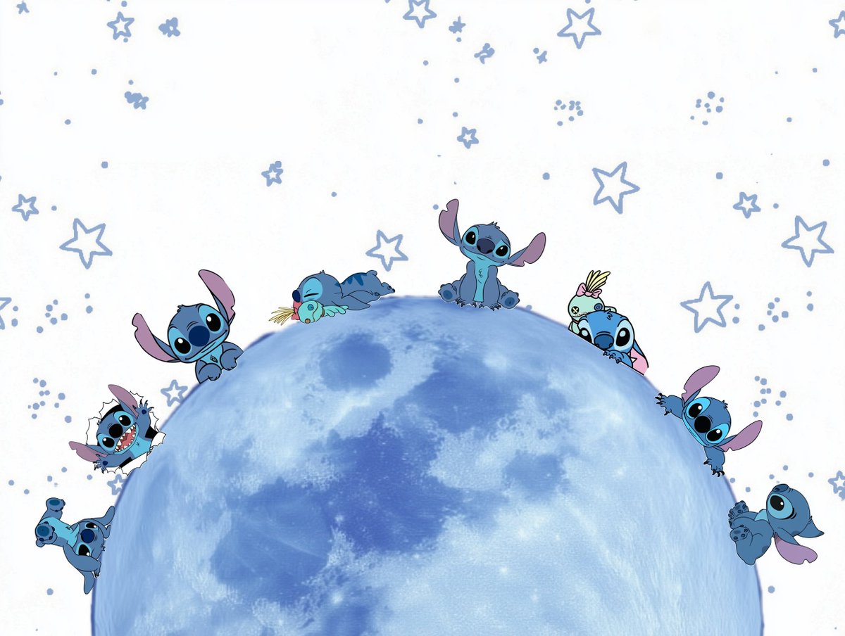 Nythis110929's tweet photo. Disney's Lilo &amp; Stitch on a blue moon 🔵 https://t.co/vyilCq6mTy