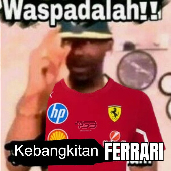 casinocorners's tweet photo. TENANG SEMUA, INGAT FERRARI PUNYA ILMU KETAPEL.  @.ScuderiaFerrari BESOK TOLONG MAINKAN ILMU KETAPELNYA https://t.co/UG0jVTYUZq