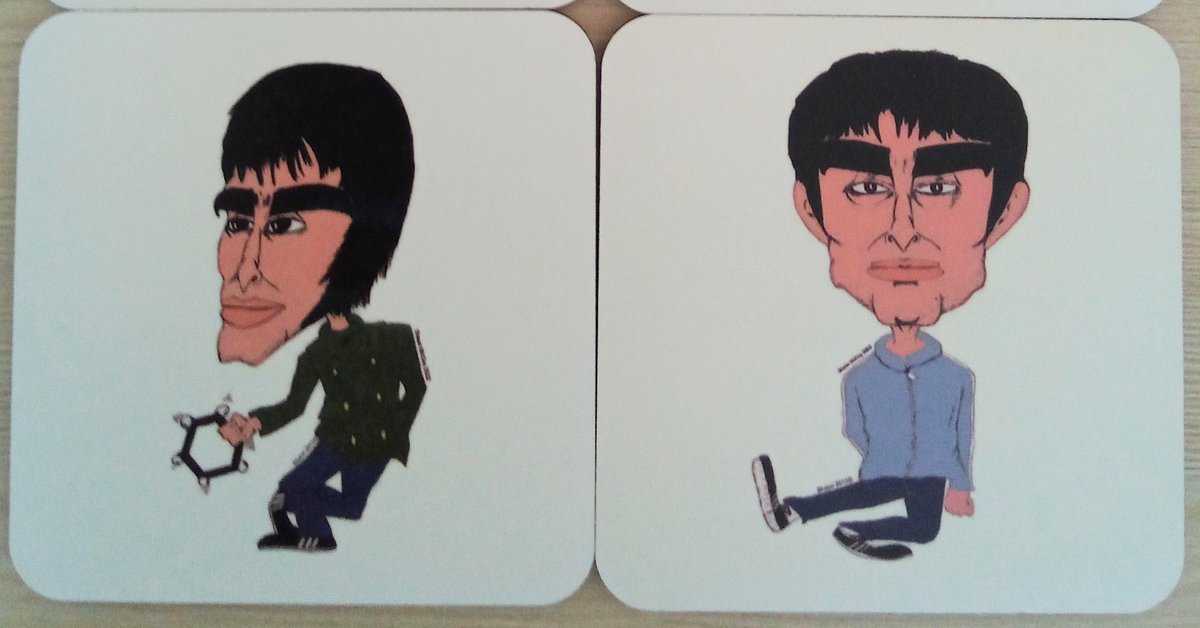 Bluejay_1878's tweet photo. @OasisArchives @oasis Coasters available on eBay and Etsy. https://t.co/CZ8MI4QMWr