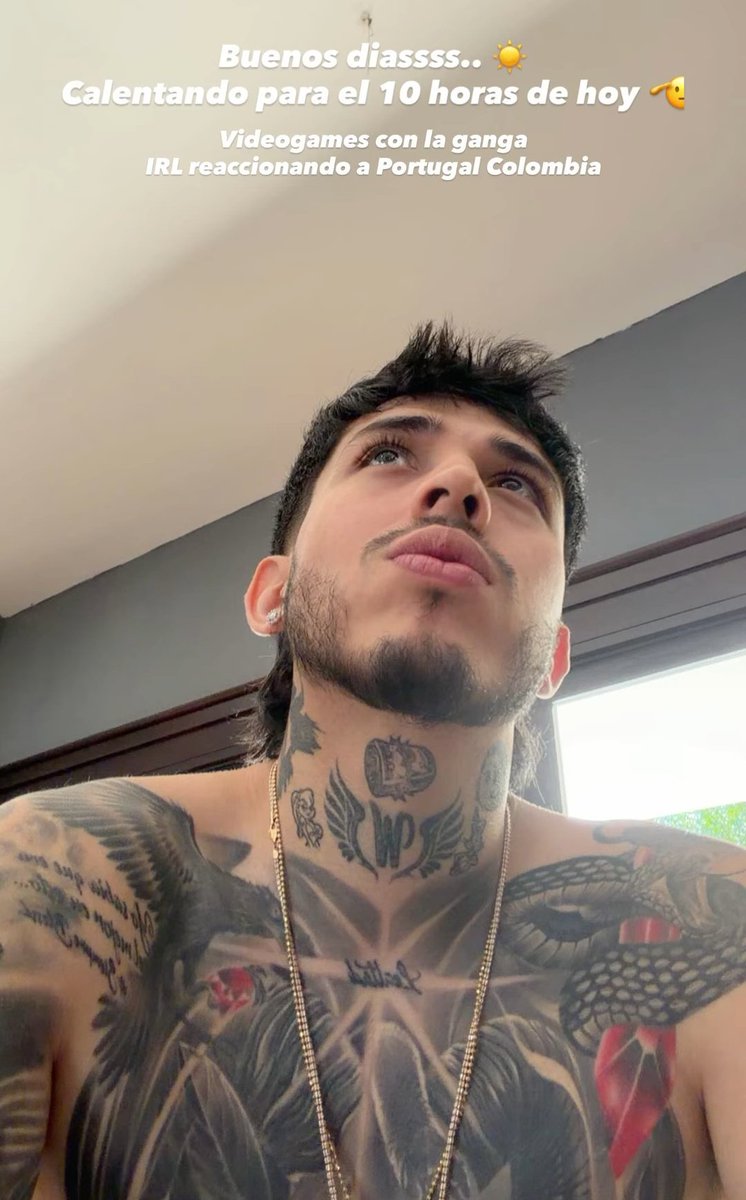 JuanCMartinez0's tweet photo. 5 horas hablando con chanty en la guarida, las otras 5 entre el partido y warzone 
El nivel de decadencia es absurdo https://t.co/WZdm1DVti3