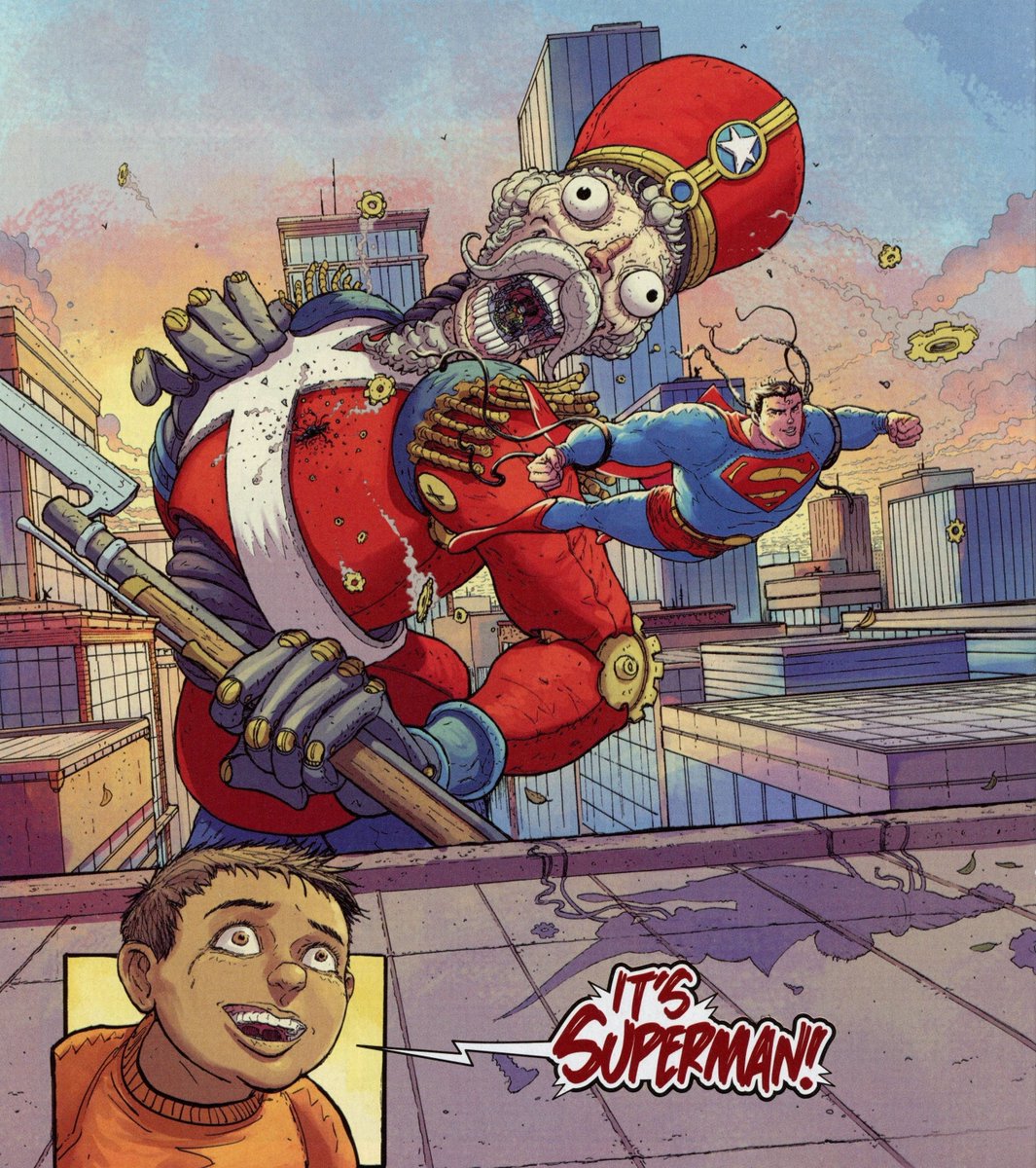 DailyComicBooks's tweet photo. BOOK: Bizarro #1
WRITER: @erictcarrasco, @ThatKevinSmith
ARTIST: @NickPitarra
COLORIST: @MichaelGarland
LETTERER: @daveLsharpe
EDITOR: Jillian Grant, Paul Kiminski
PUBLISHER: @DCOfficial https://t.co/9JYqg8bhLK