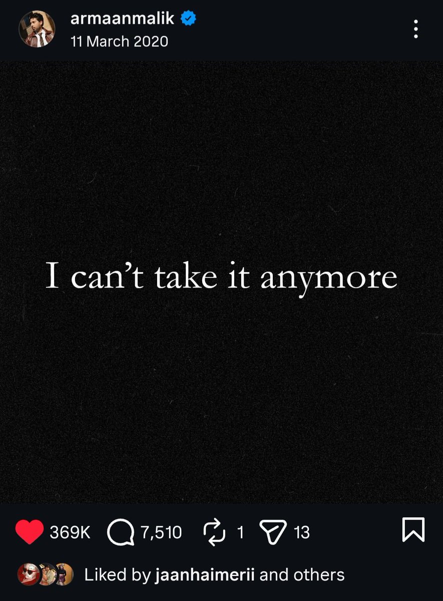 Anu12021's tweet photo. Since it's #AMSecrets so let's talk about how @ArmaanMalik22 gave us a heartattack before control's release 😔👎

#InTheAMVerse https://t.co/rNQm7WZqcG