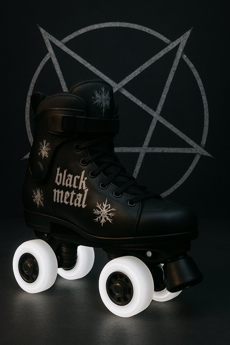 nymroeth_sg's tweet photo. Rollerblades for metalheads 🛼
#aiart #aiconcept #rollerblading #rollerblades #quadskates https://t.co/D4zEGErmve