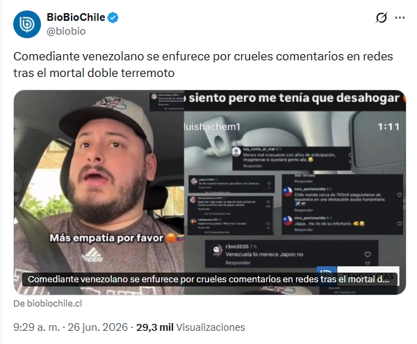 danielchileno1's tweet photo. Ahora pide "empatía" este veneco MISERABLE... https://t.co/7Mq2rv0MpF