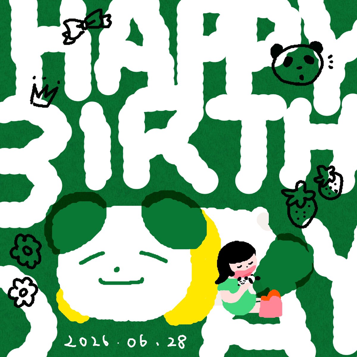 p_ppppan's tweet photo. 🐼💚

 #山﨑愛生誕生祭2026 https://t.co/6zUcbd5M7M