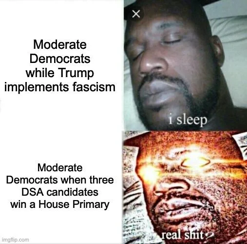 YourAnonNews's tweet photo. Remember when they fed you that crock of shit about "vote blue no matter who" ?
Yeah, they're retracting it and trying to keep the democratic party as centrist as possible. https://t.co/j1PqgHYGgO