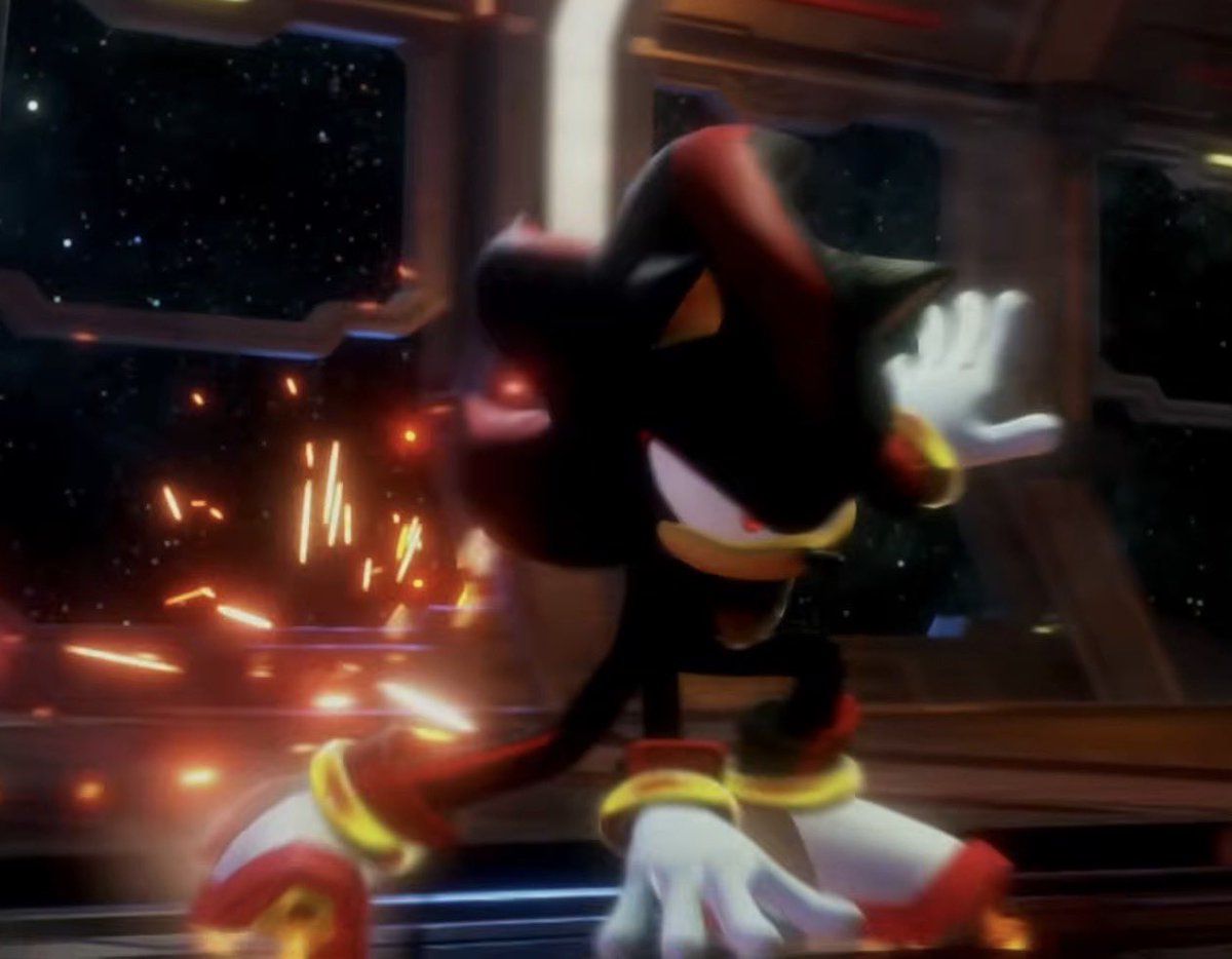 hearts2shadow's tweet photo. I like how since Shadow is too fast, he often has to do this slide to slow down https://t.co/UEctuP2PPU