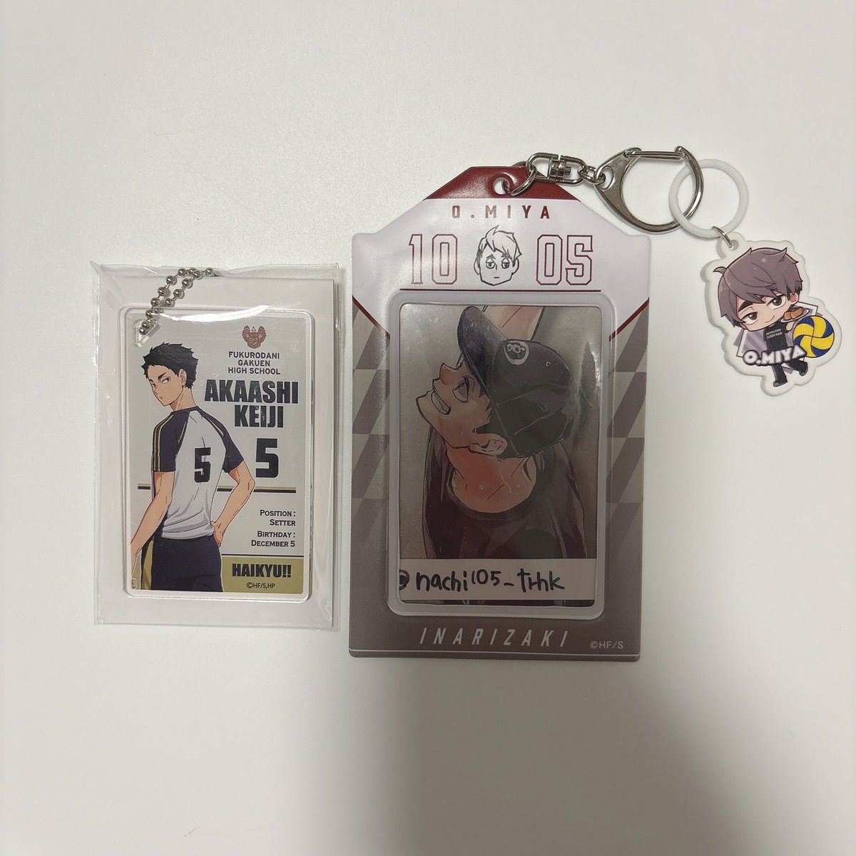 nachi105_trhk's tweet photo. 交換　ハイキュープラザ　アクリルキーホルダー

譲：赤葦
求：宮治または定価＋送料

郵送でのお取引
検索からもお気軽にお声がけくださいませ https://t.co/PSNZdNYLls
