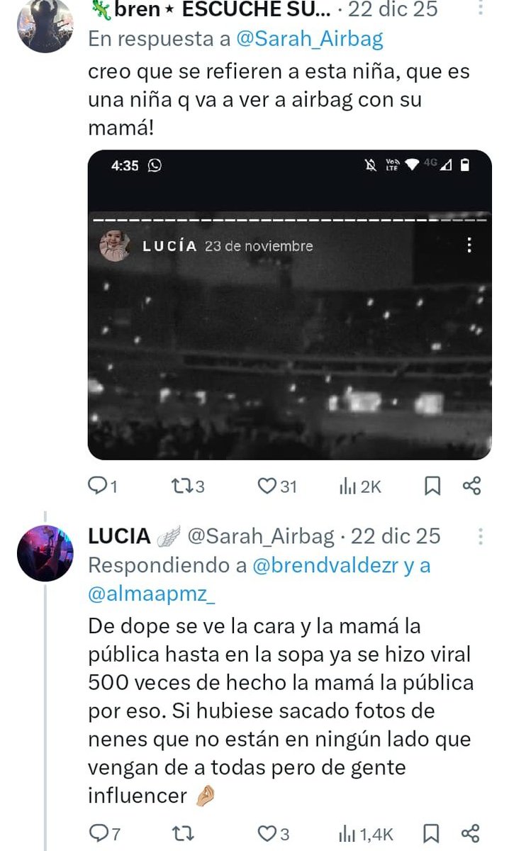 f96679's tweet photo. Dqle mira como hablaba d como expones a tu hija 
Y vos chupandole el culo JJJJ 
Y yo no dije nada q no sea vos mismas dijiste q "NO TENIA NADA DE MALO" q use la imagen d tu hija Si vos misma la expones https://t.co/EkAJGsVFh6