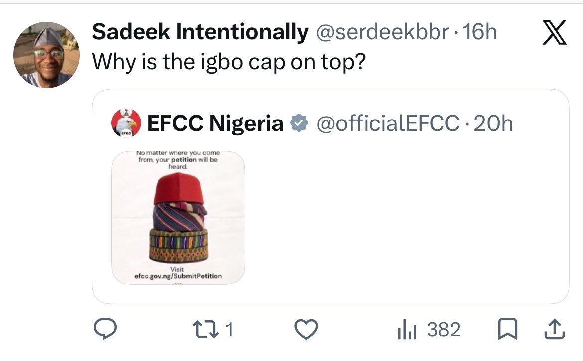trigottista's tweet photo. Must yorugbas cry over everything? 

Their family members still dey bush but dem dey cry over irrelevant things 😂

Na wa for this tribe of particular concern sha https://t.co/n2HK6IVHiC