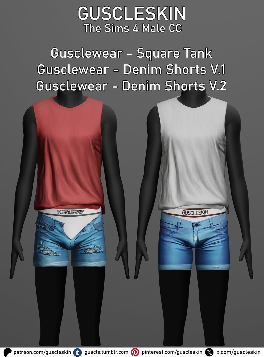 guscleskin's tweet photo. New 16 CC &amp; 1 Sim Update on June 2026 #Ts4Men #Ts4 #Ts4cc https://t.co/uffh3IhGOw