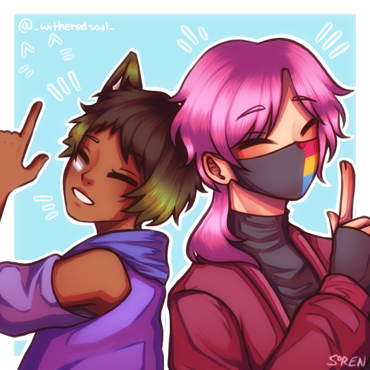 _witheredsoul_'s tweet photo. Yippee I finished the rest of my OCs for Pride! (3/4)

#originalcharacters #ocdrawing #ocs #originalart #happypride #artmoots https://t.co/PhUeXxlmUJ