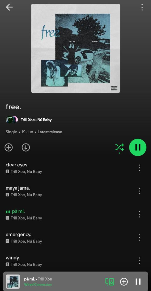 TGMC_X's tweet photo. If you are looking for new music to obsess over, the @TrillXoe  and @thatboynu 's EP “free” has everything you need. https://t.co/SUvTCQtz5w