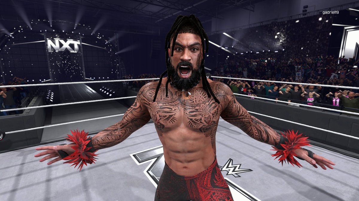 CrimsonCawsYT's tweet photo. Strength. Violence. Dominance. Haku. 🔥 #WWE2K26 #CAWmunity https://t.co/sPpzINu9CP