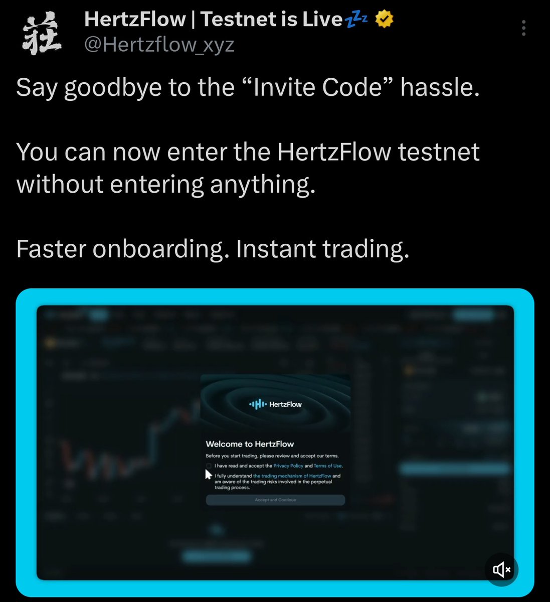 Airdropinsider_'s tweet photo. 🚨 HertzFlow Airdrop Public Testnet Is LIVE 👀🪂

💸 Cost: FREE
⏰ Time: 5 Minutes 
🎁 Reward: Potential Airdrop
🕵️ Backed by: @yzilabs (Formally Binance Lab)

@Hertzflow_xyz a new trading protocol has officially opened its public testnet, and invite codes are no longer required.

🌐 Get Started

🔗 https://t.co/AWDuSTuriM

📌 Step-by-Step Guide

1️⃣ Connect Your Wallet

Open the app and connect your wallet.

2️⃣ Claim Test Tokens

🔗 BNB Testnet Faucet:

https://t.co/iOPDKKqbqw

✅ Claim Test $BNB
✅ Claim Test $USDT inside the HertzFlow app

📈 Trading Tasks

Go to the Trade tab:

✅ Select an asset
✅ Choose Long or Short
✅ Enter the amount
✅ Open a trade

💰 Pools

Open the Pools tab.

✅ Deposit test funds into a pool.

🏦 Vaults

Go to the Vaults tab.

✅ Deposit test funds into a vault.

🔄 Stay Consistent

Repeat these activities daily to build your on-platform activity history.

💬 Join Discord

🔗 https://t.co/UL6MpyUypK

Stay active in the community and collect Discord roles as new opportunities become available.

🕵️ Why I'm Watching It

🔹 Public Testnet Open
🔹 No Invite Code Required
🔹 Free To Participate
🔹 Trading + Pools + Vaults
🔹 Early Community Phase

The project has suggested that early adopters may be eligible for future rewards or point multipliers, but the final criteria have not been announced.

Are you joining the HertzFlow Testnet?👇

💙 Like
🔁 RT