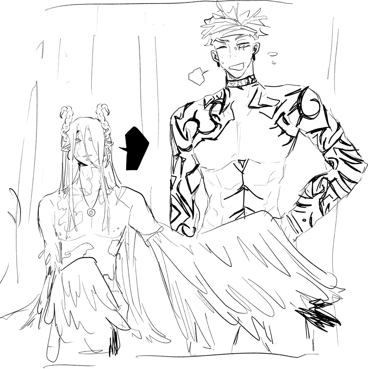 TSLDTT's tweet photo. Tamsy and Enjin pirate AU https://t.co/dEbpEZ9KZM