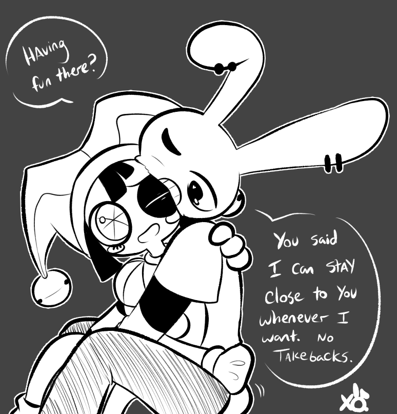 XObunny04's tweet photo. Kaufmo was so close to greatness in the votes, but Funnybunny won.

So have a silly doodle. https://t.co/xLzD8LeznE