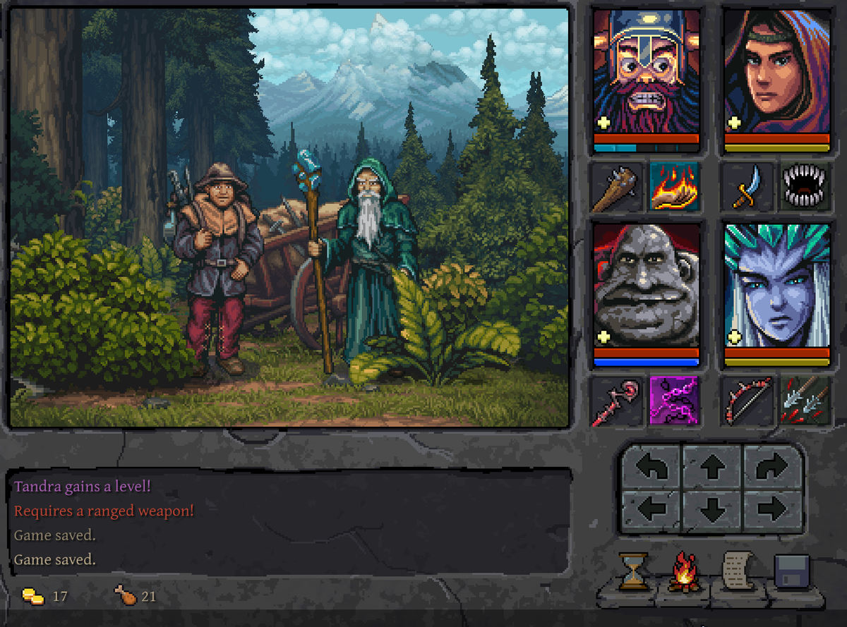 rakeingrass's tweet photo. Are we nailing the classic retro vibe? Testing new characters in the upcoming dungeon crawler #Underkeep.
Wishlist at https://t.co/01wFnByRw7
#screenshotsaturday #pixelart #dungeoncrawler #rpg https://t.co/HwNZt4kn3C