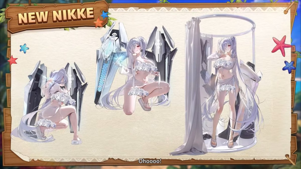 Nikkeposting's tweet photo. New Limited Nikkes;

Cinderella: Crystal Wave
Marciana: Marine Study

#NIKKE https://t.co/vmV8jcp1f3