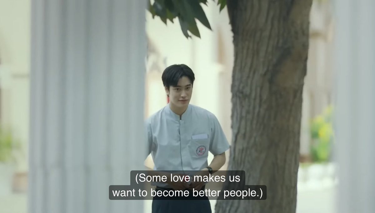 pieniverse's tweet photo. “some love makes us sacrifice. some love makes us want to become better people. but some love makes us hide.”

what a beautiful scene… they never said that guilt is drowning him, yet somehow the visuals do 

#TicketToHeavenEP5 https://t.co/LX9aMGsA31