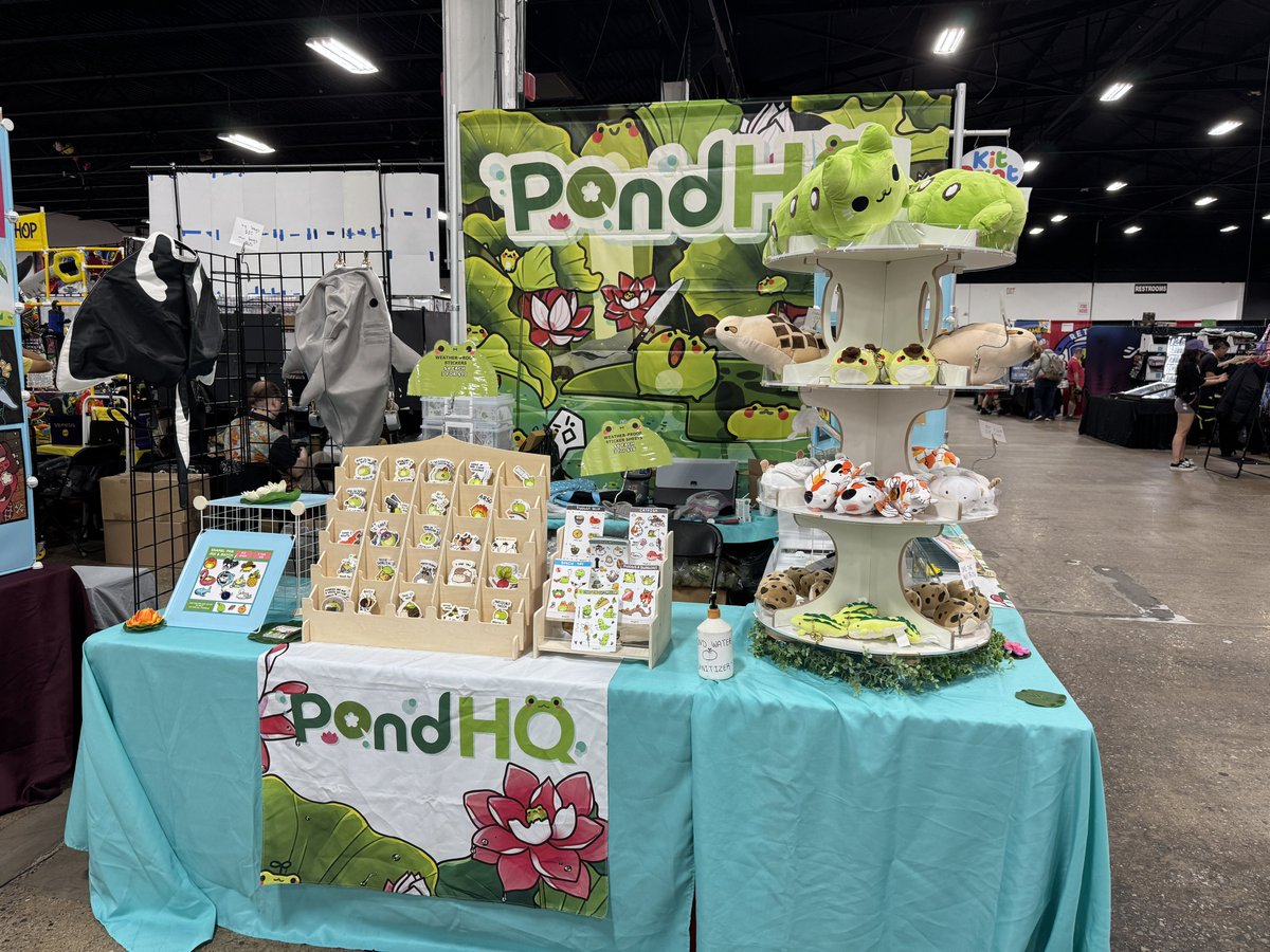 PondHQShop's tweet photo. I’m at @tmgexpo booth 613!!
Come say hi!! 🐸 https://t.co/jivAZM1ogy