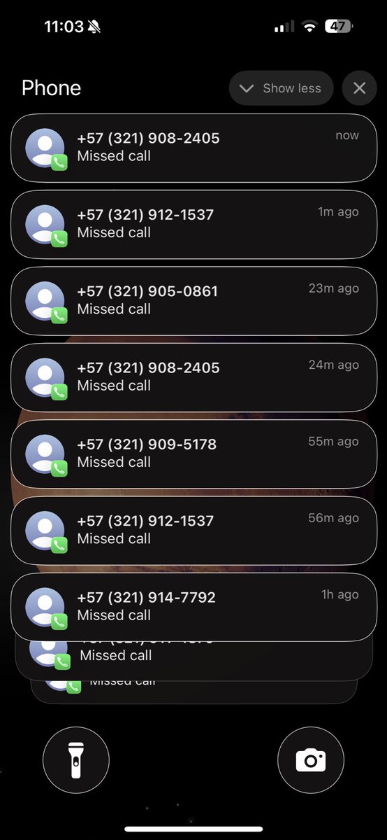 mstveenn's tweet photo. A colombia la está matando las llamadas de Spam https://t.co/H9kpLW7EuC