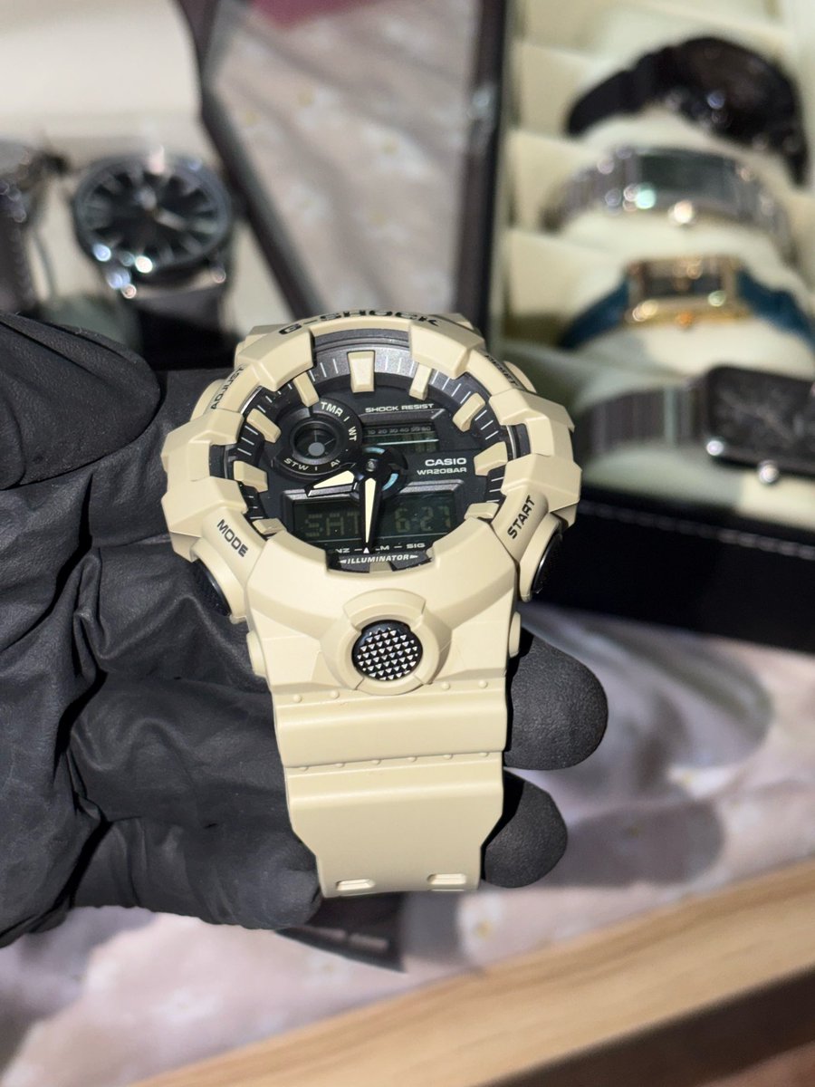 GfoeTimepieces's tweet photo. Casio G-SHOCK GA-700 Series

designed for durability and everyday performance.

✔️ Shock Resistant
✔️ 200M Water Resistant
✔️ Analog + Digital Display
✔️ LED Illuminator
✔️ Stopwatch • Countdown Timer • Alarm • World Time
✔️ Comfortable Resin Strap

📩 DM for price. https://t.co/tzqjLZA4nO
