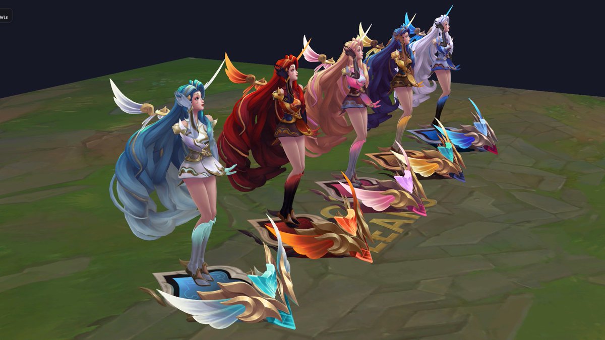 LoLLeaksEN's tweet photo. T1 Seraphine chromas - #LeagueOfLegends https://t.co/3PJiH39UYi