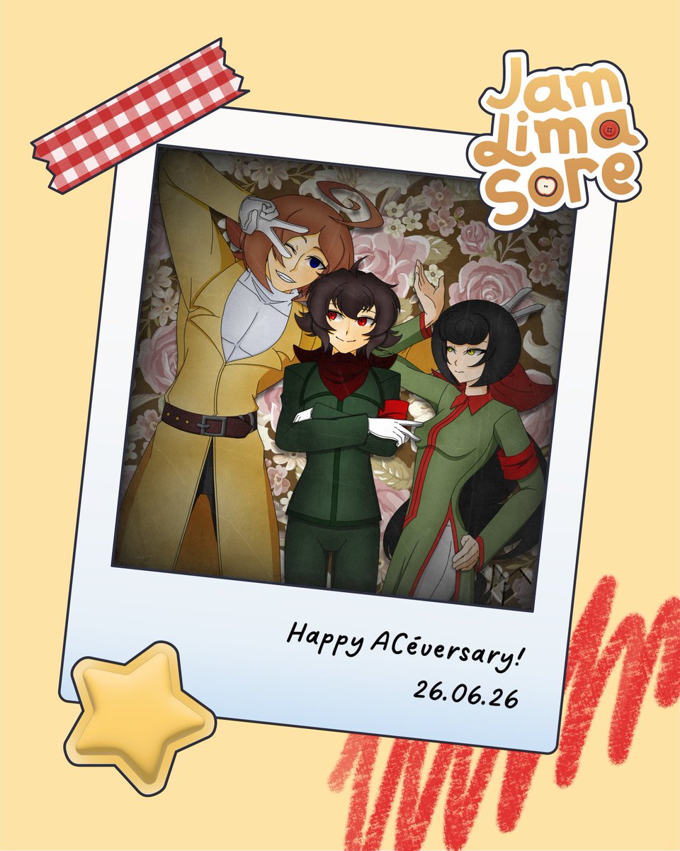 AKDSO5's tweet photo. Join the project by @AtristeCafe with other amazing artists!

⭐⭐⭐

Yuk cek art zine ACéversary 2026 (Jam Lima Sore) di sini:
🔗 https://t.co/ojcnfOZ6Es

#ACeversary #GatherandFun #BetheAce https://t.co/ZozwHHtsct