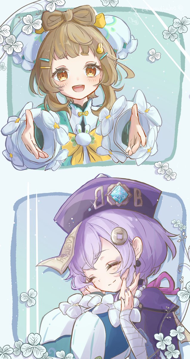 odaikon_23's tweet photo. ヨォーヨちゃんと七七ちゃんのやつ、元は1枚絵でね✨️
こっちも置いておくのよ(  ・ω・)つ https://t.co/YTdCbDLwvP