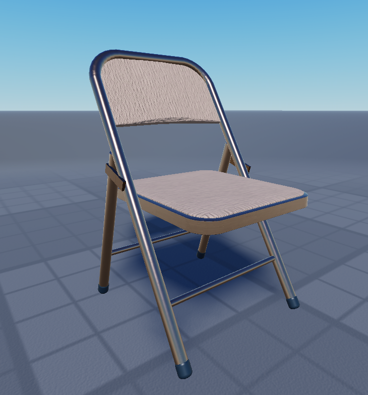 Telba_Twelve's tweet photo. I made a folding chair! ("Totally optimized")

#robloxdev https://t.co/Y16YtYjpeh